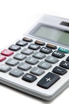 Large calculator. Stock Photos