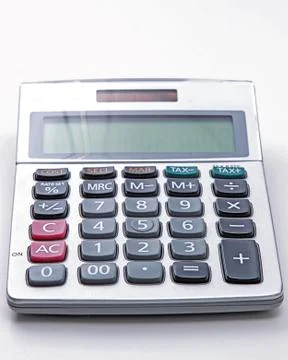 Large calculator. Stock Photos