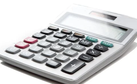 Large calculator. Foto stock