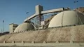 Large capacity storage near Aqaba seaport in Jordan HD Footage