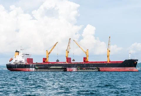 Large cargo ship Stock Photos