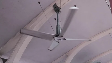 Large ceiling fan Video stock 115545820