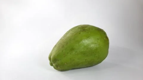 A large chayote on a white background Stock Photos