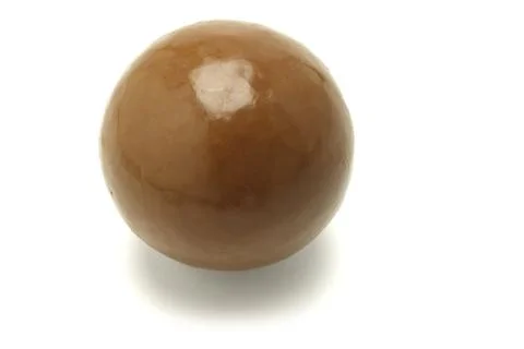 Large chocolate ball Stock Photos