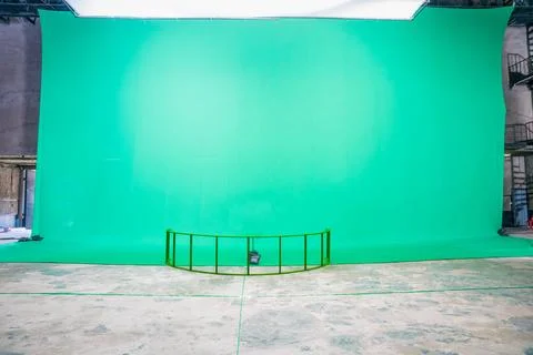 Large Chroma Screen Stock Photos