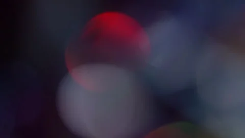 Large circular bokeh video with low motion Stockbeeldmateriaal 309602712