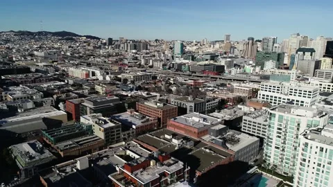 A large city landscape Video stock 155463771