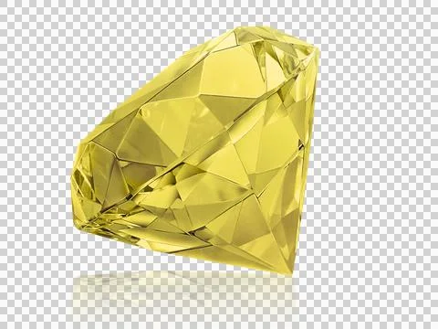Large Clear Diamond. transparent background イラスト素材