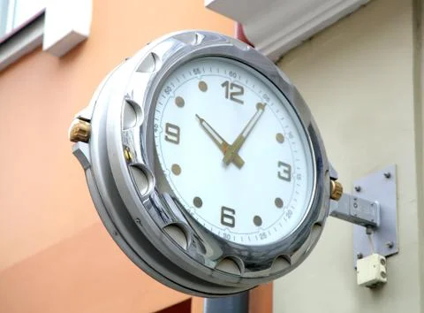 Large clock Stock Photos