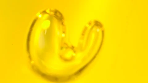 Large closeup Oil Bubbles Stock Footage 92890456