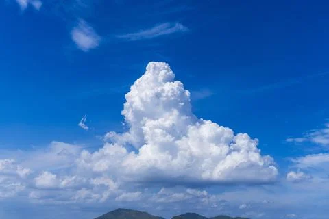Large cloud in the sky Stock Photos