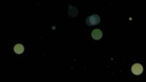 A large cluster of green round elements appearing on a black background HD 1080 Stock Footage 123231190