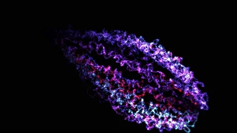 A large cluster of motion of cosmic stars, constellations, cosmic bodies, on Stock Footage 157726318