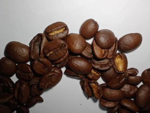 Large coffee beans Stock Photos