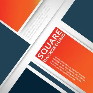 Large colored boxes with blank space for text Stock Illustration