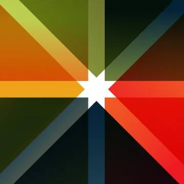 Large colored boxes with blank space for text Illustrazione stock