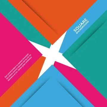 Large colored boxes with blank space for text Stock Illustration
