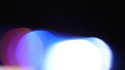  Large colored lights moving back and forth Vídeo Stock 309431808