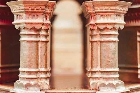 Large columns from the palace Stock Photos