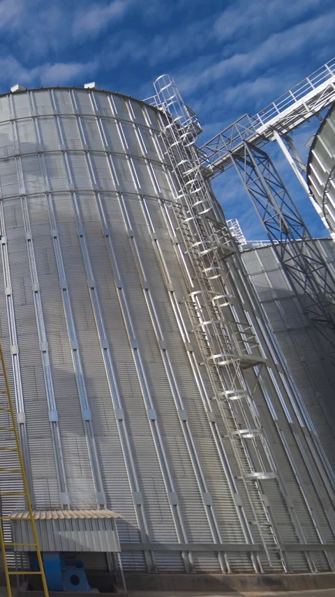 Large complex of agricultural factory. Stock Footage 292011717