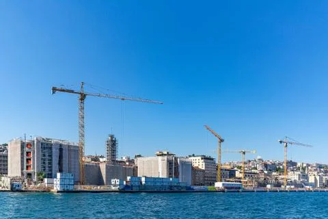 Large construction site Stock Photos