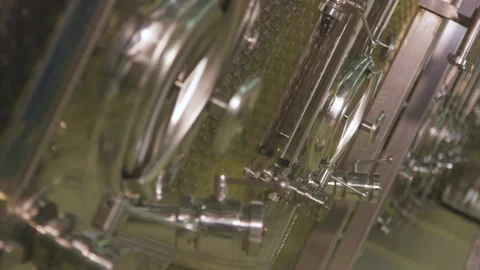 Large containers with grape juice at the winery Stock Footage 169139400