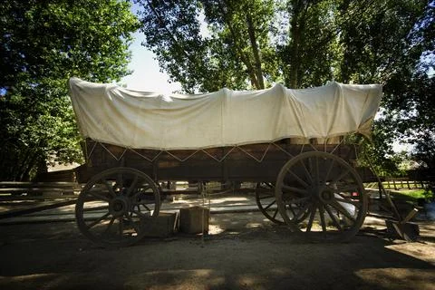 Large Covered Wagon Foto stock