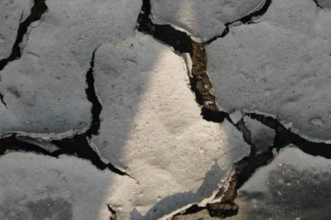 Large Cracked ground textures Stock Photos
