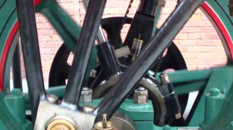 Large Crankshaft. Stock Footage 50486999