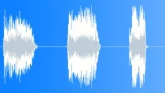 Large creature, short roars.Sound Effect