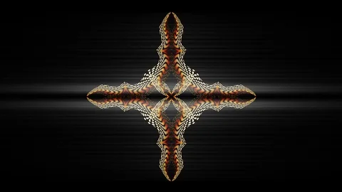 The large cross.Cross radiating Stock Footage 96074142