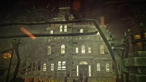 A large crowd of people gathered in front of a building at night, holding s.. Stock Footage 318465913