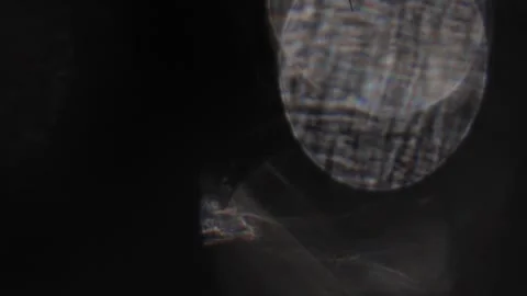 Large crystal sparkling light bokeh in the dark Видео 318825164