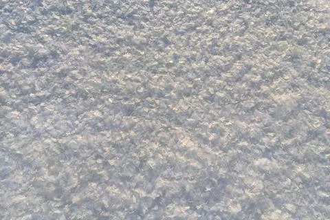 Large crystals of snow texture close up Stock Photos