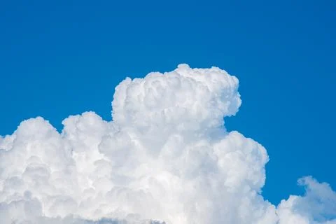 A large cumulus cloud in a blue sky Stock Photos