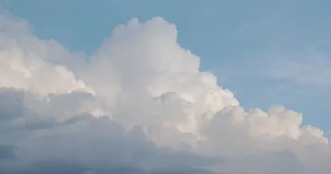 Large cumulus white clouds Video stock 156980158
