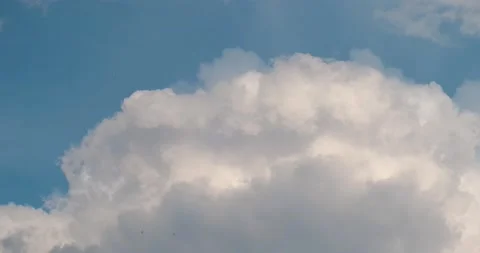 Large cumulus white clouds Video stock 156980194