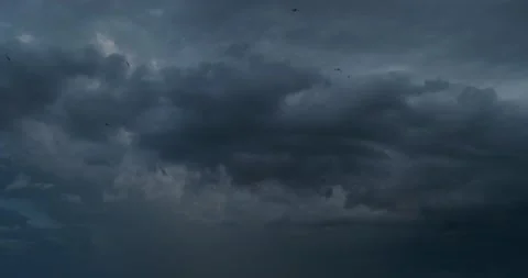 Large cumulus white clouds Stock Footage 156980413