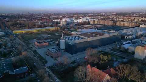 Large Data center building, urban landsc... | Stock Video | Pond5