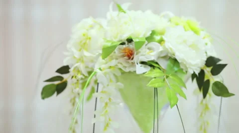 Large decorative bouquet Vídeo Stock 44992243