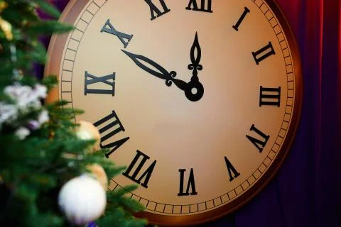 Large decorative clock Foto stock