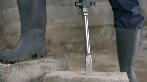 Large Demolition Hammer 2 Video stock 123321625