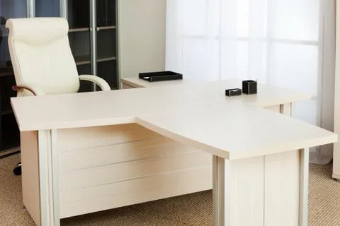 Large desk Stock Photos