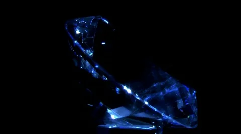 Large diamond revolves Stock-Footage 10689172