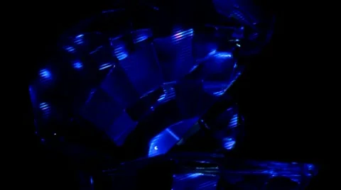 Large diamond revolves Stock Footage 10689173