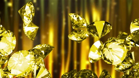 Large diamonds, computer generated. 3d render of beautiful background. Stock Footage 149355530