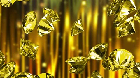 Large diamonds, computer generated. 3d render of beautiful background. 스톡 일러스트