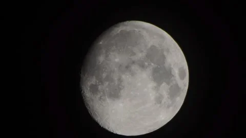 Large disc of the moon Stock Footage 164892846