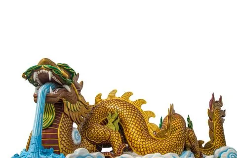 Large dragon statue Stock Photos
