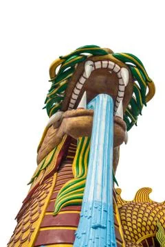 Large dragon statue Stock Photos